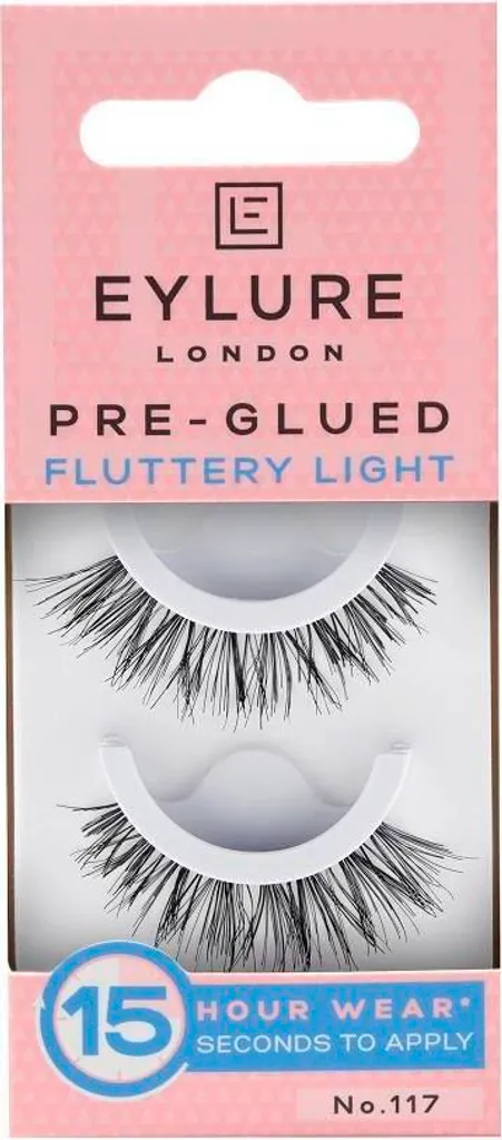 Faux cils auto-adhésifs Eylure 117 Fluttery Light pour volume léger