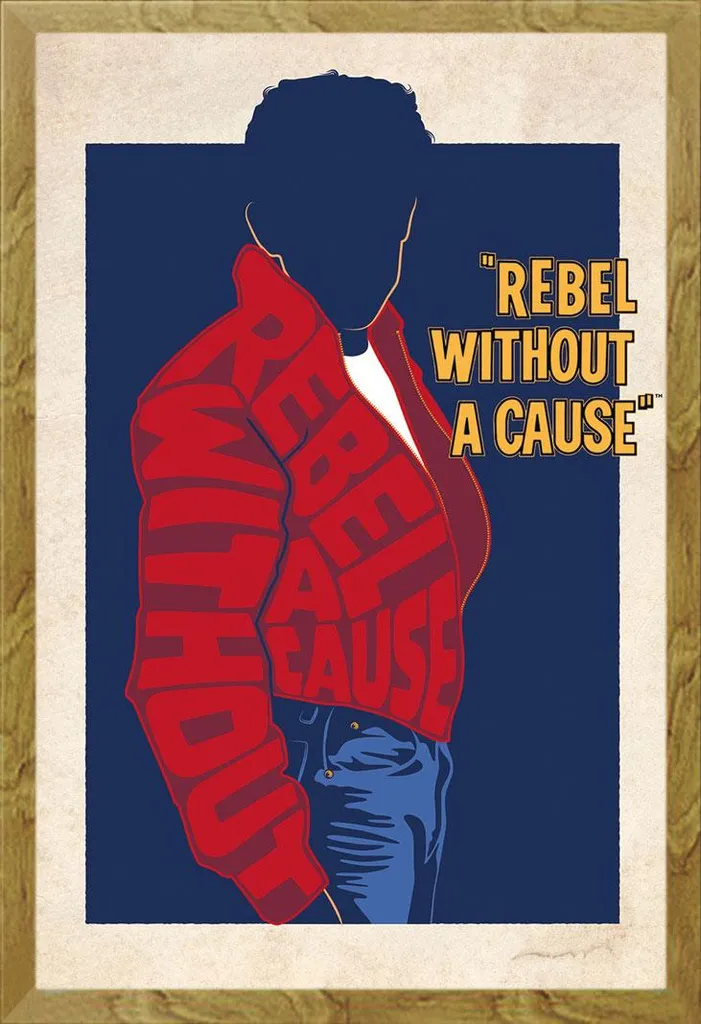 Warner Bros 100th Anniversary Rebel Without A Cause Poster Cornice