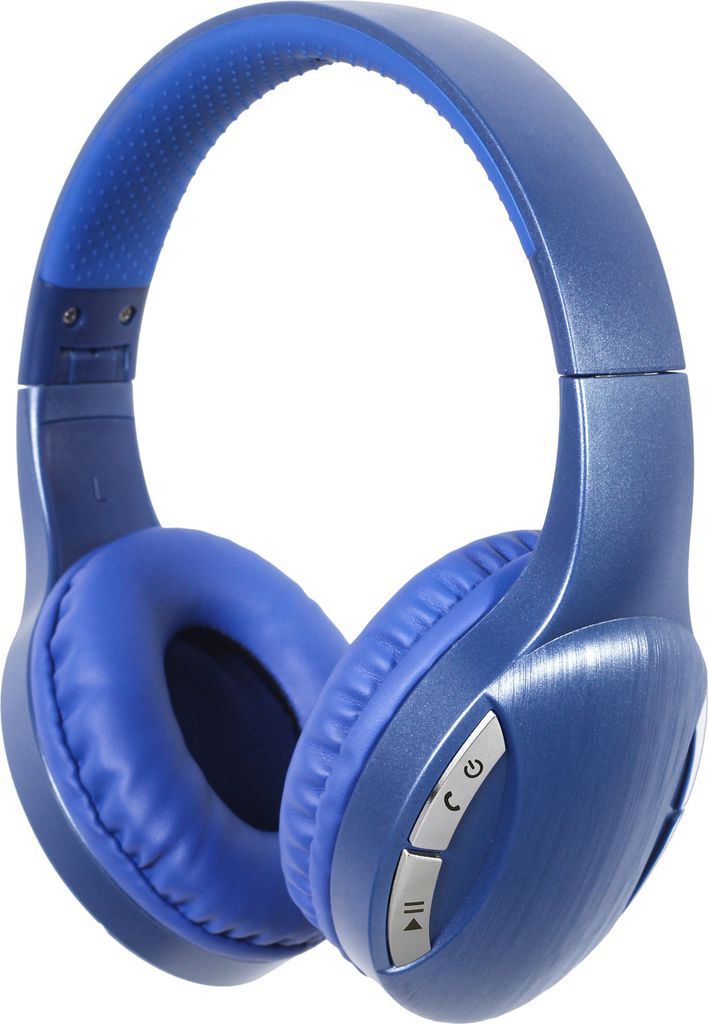 GEMBIRD Gembird BTHS-01-B Kopfhörer/Headset Kabelgebundene & kabellose Kopfbügel Anrufe/Musik Micro-USB Bluetooth Blau