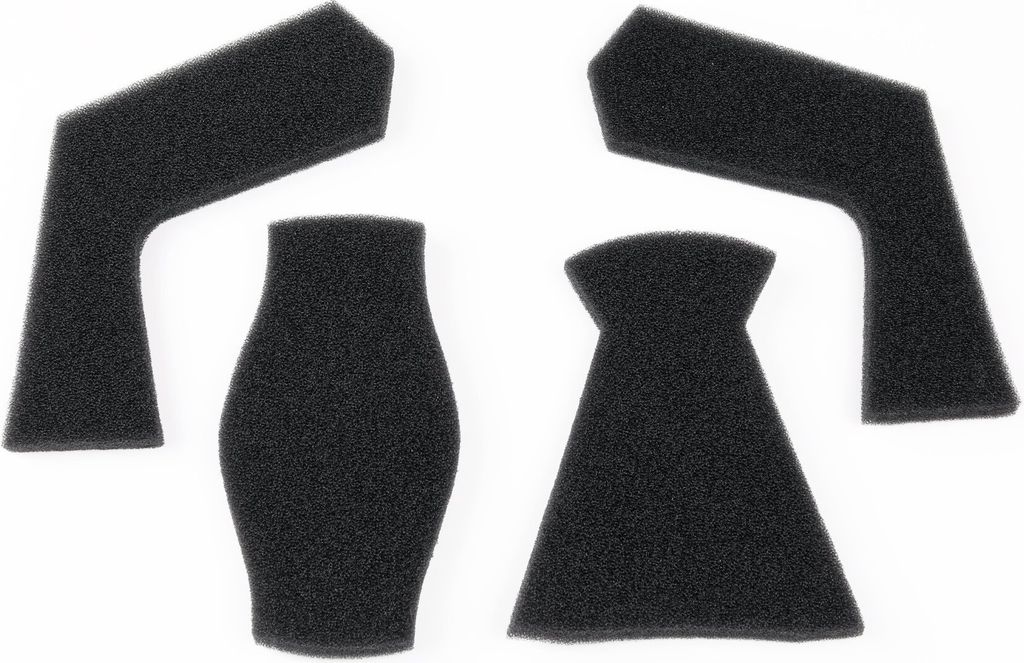 Internes Polster-Set Schwarz Größe XL XXL XXXL 5mm für den Nolan X-804 RS U.C Helm