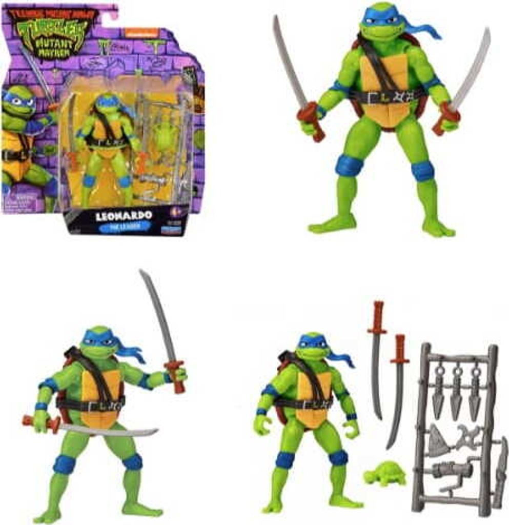 Teenage Mutant Ninja Turtles Leonardo Basic Figur, 4 Produktbild 