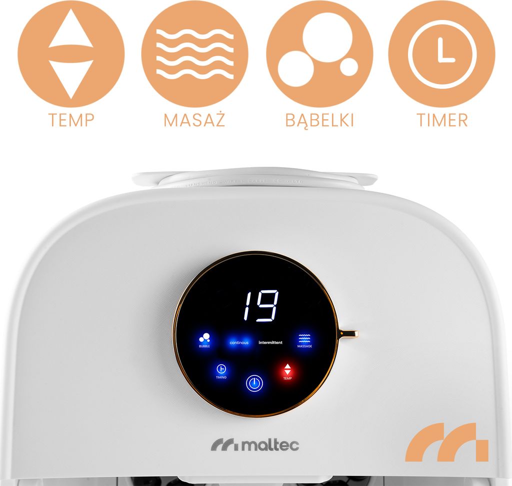 MalTec masážní přístroj na nohy Vodní hydromasážní přístroj Obrázek produktu 4