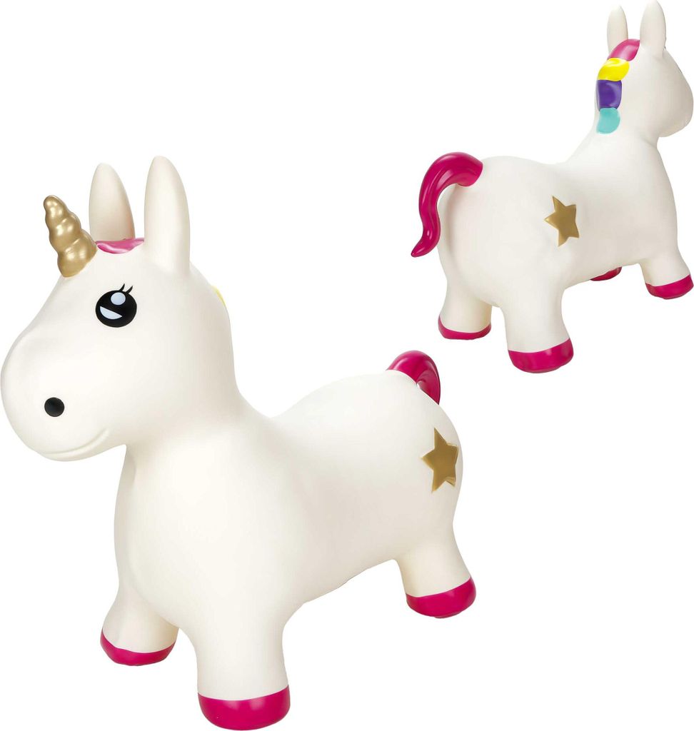 Animal sauteur licorne à gonfler pour les jeunes enfants, Image du produit 