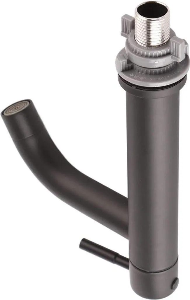 Robinet lave-mains noir mat en inox pour petits espaces et WC