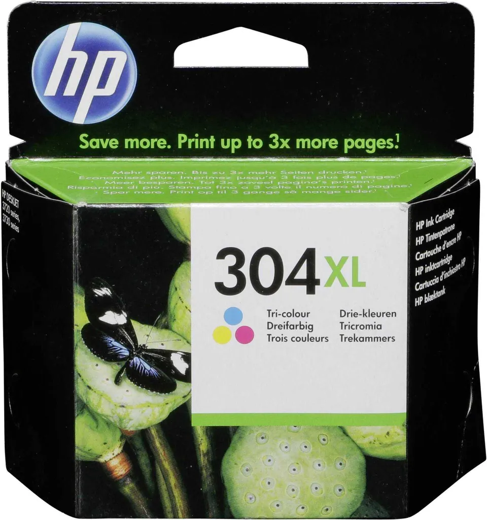 Cartuccia Originale HP 304XL Colore - Perfetta per Scuola e Casa
