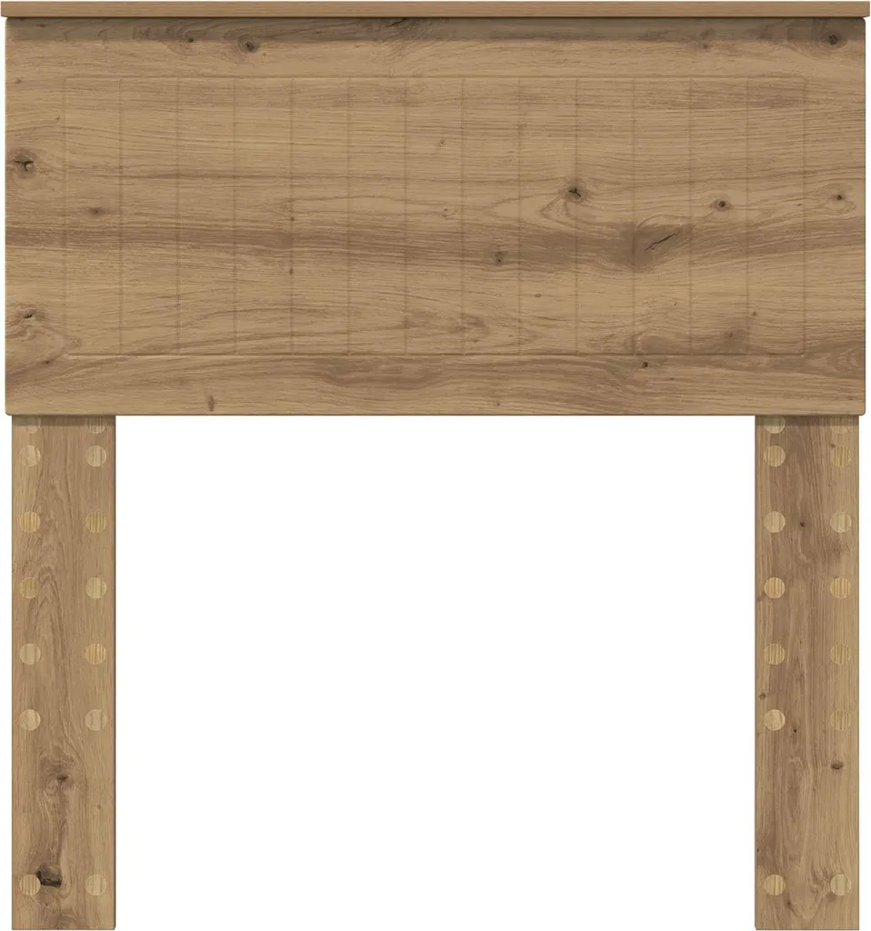 Testiera 120 cm in Legno Massello di Rovere