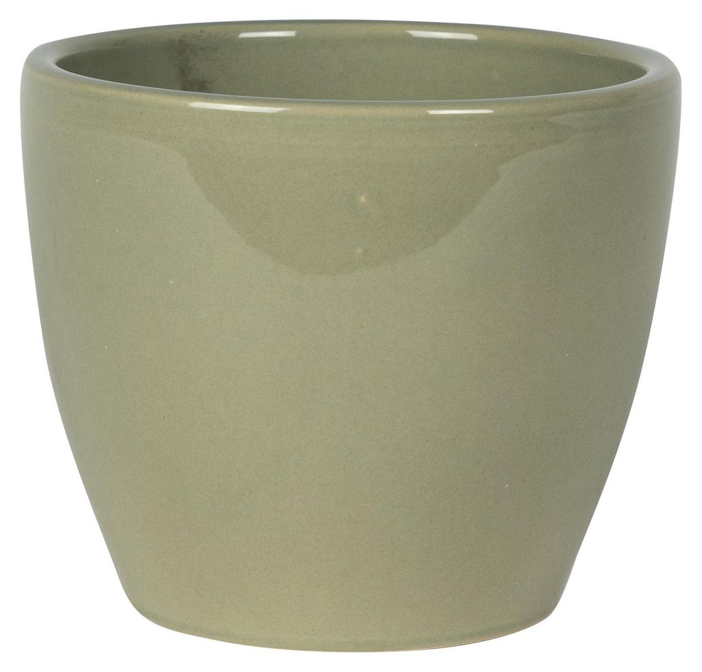 Steege Blumentopf - grun - Keramik - 13 x 11 cm