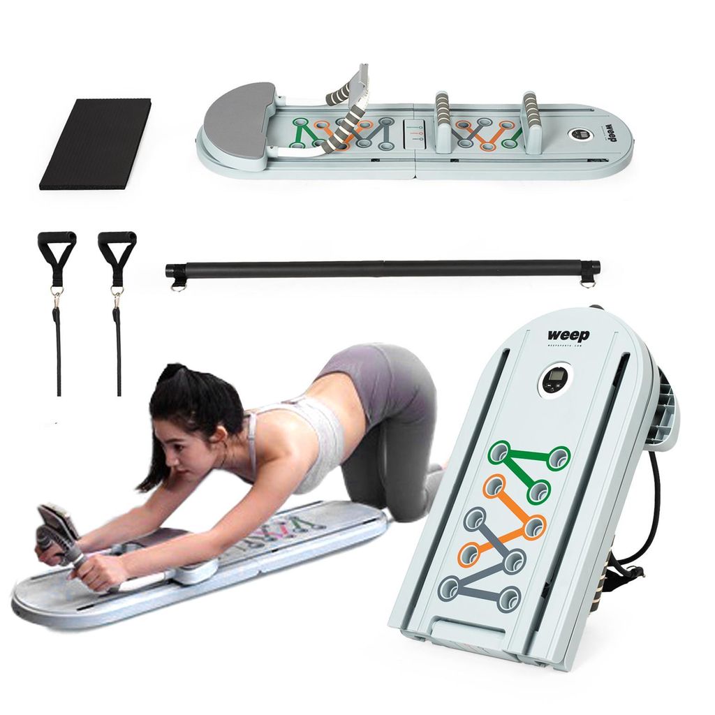 Weep Multifunktionales Pilates-Übungsbrett Reformer Weinen Training Set