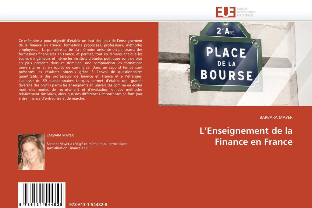 L''Enseignement de la Finance en France