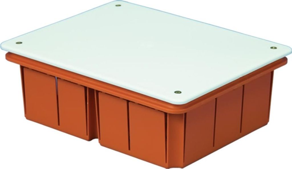Pawbol | Unterputzdose PT1 - 195x153x70 mm - Weiß - Robuste Abdeckung - IP30 Schutzklasse