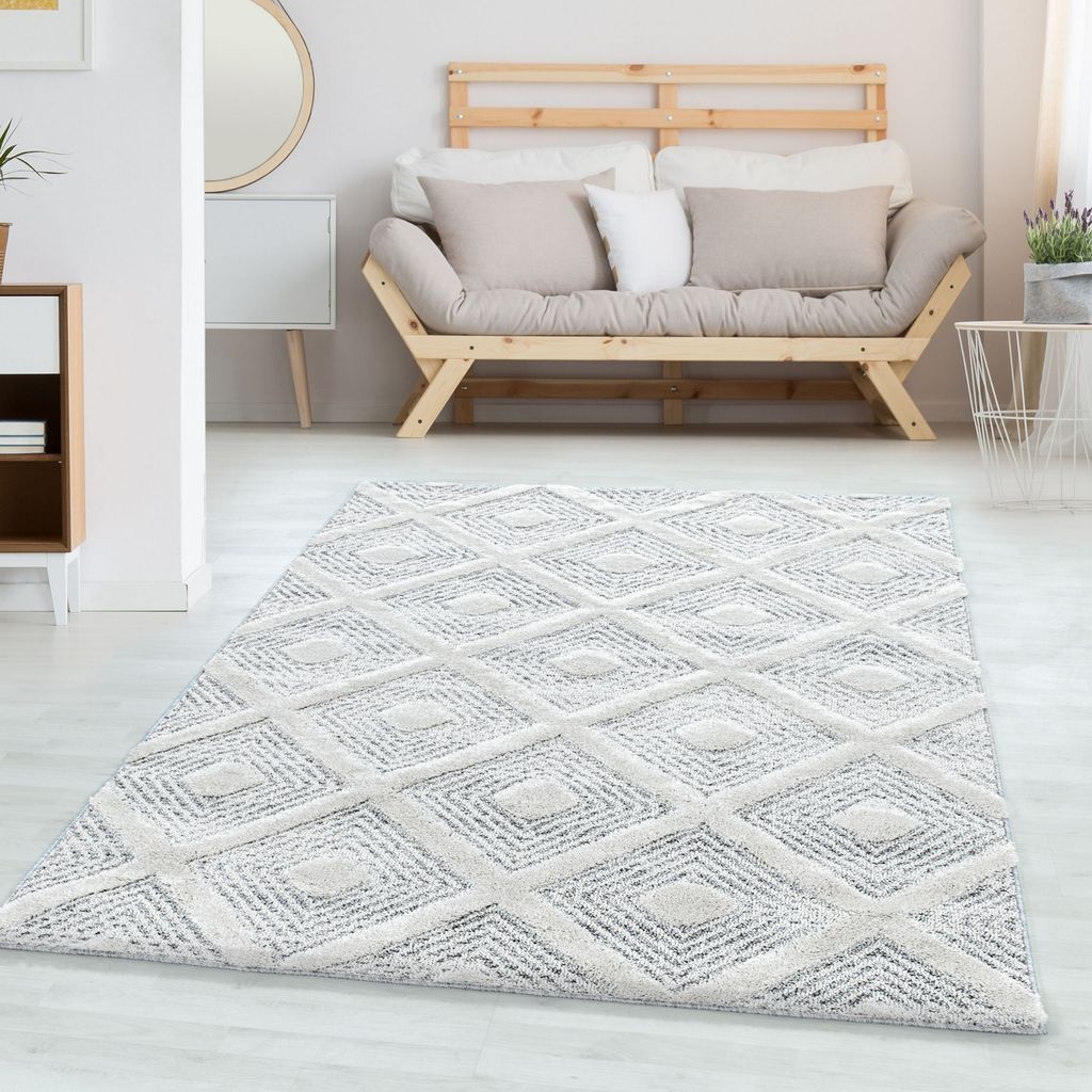 Conceptum Hypnose, Pısa 4707 - Grey, Teppich, Grau, 160 x 230 cm