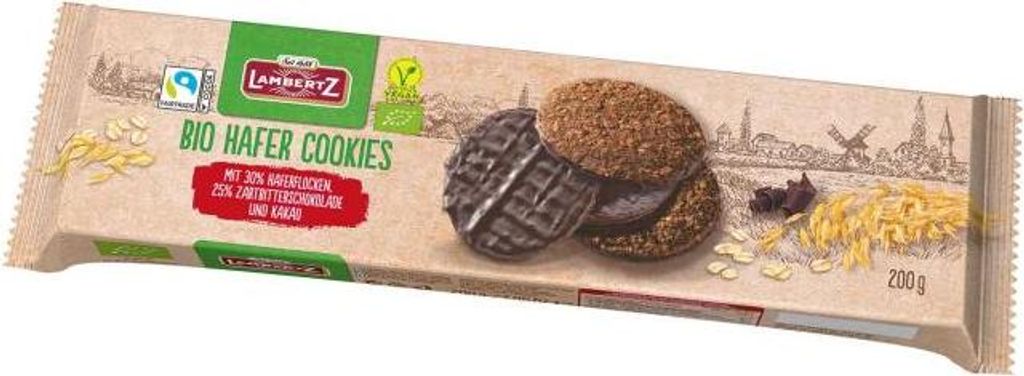 Lambertz  Hafer Cookies Zartbitter 200g Produktbild 