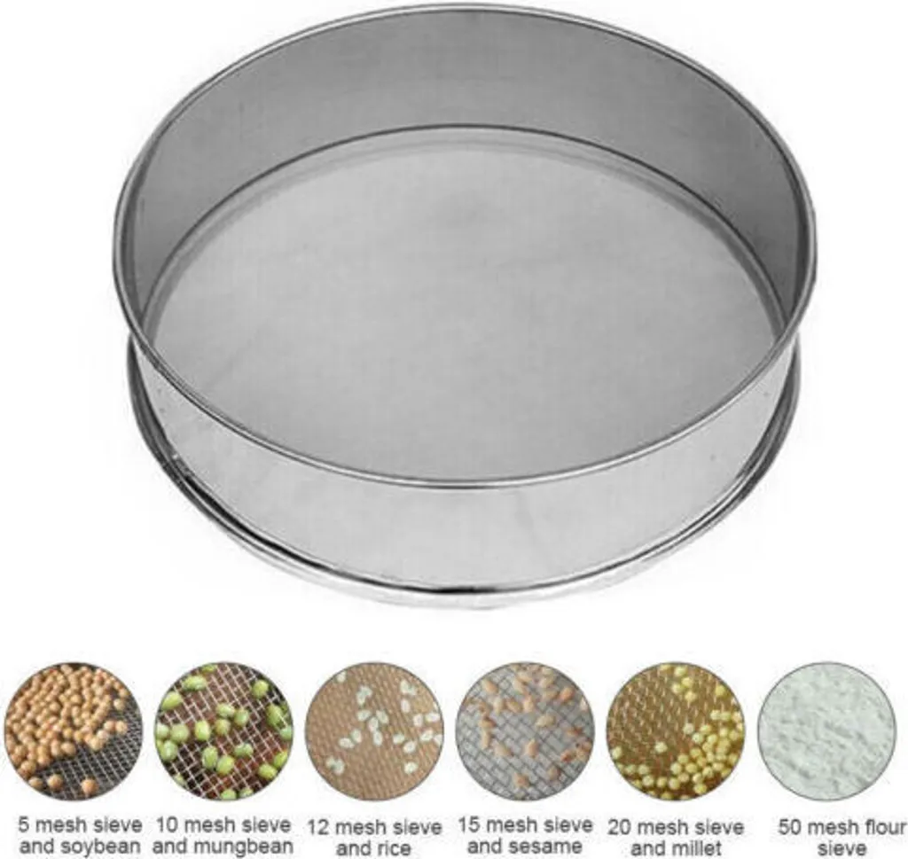 Tamiseur Électrique Vibrant en Acier Inox Φ40cm 220V - Tamis 80 Mesh