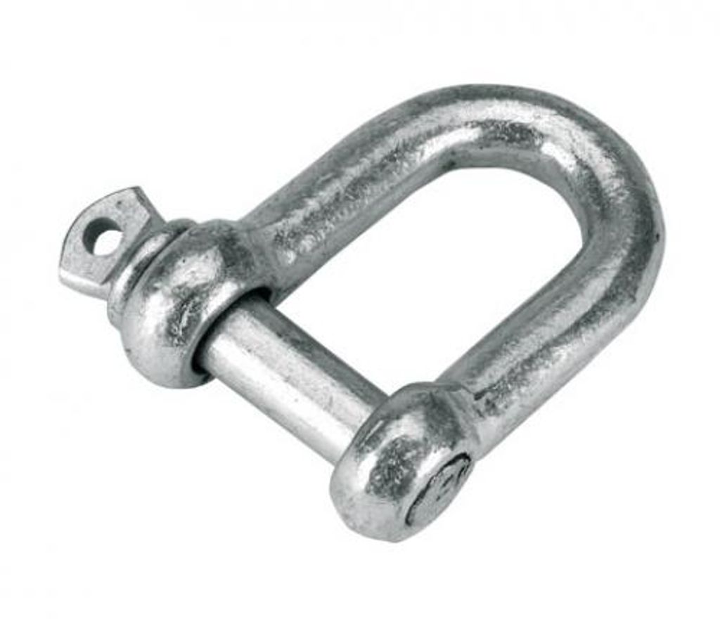Schäkel, gerade, verzinkt, 12 mm - 5/16