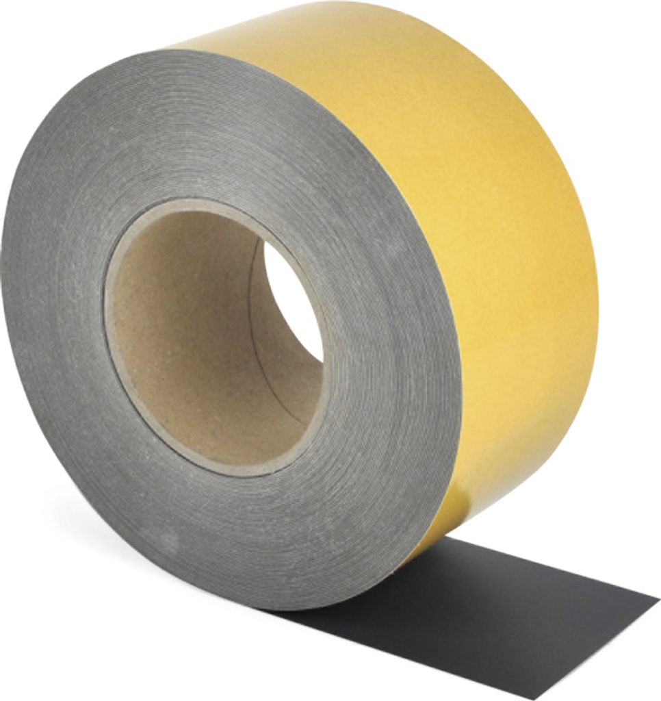 Universelles Bodenmarkierungsband WT-5125, PVC, Dunkelgrau, 75 mm x 25 m