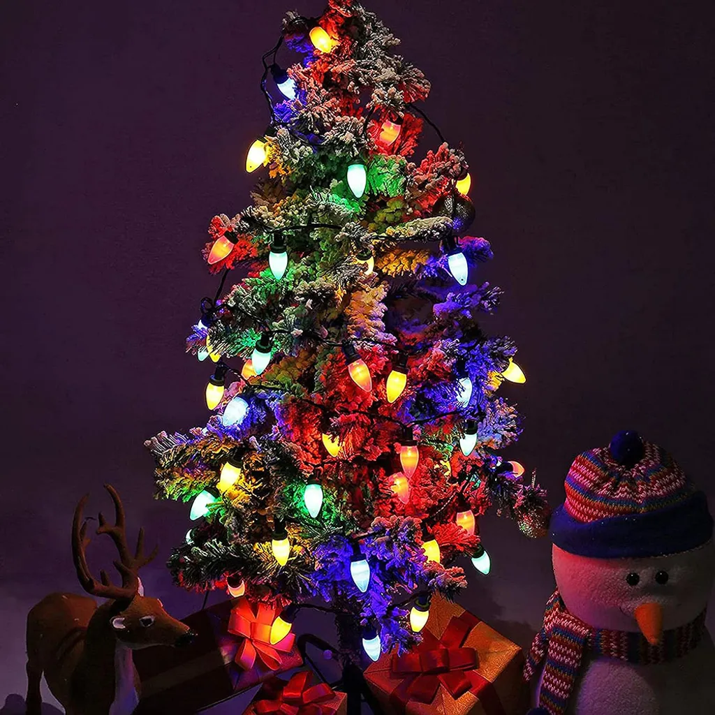 Guirlande lumineuse LED 7m multicolore étanche avec télécommande Noël - 2