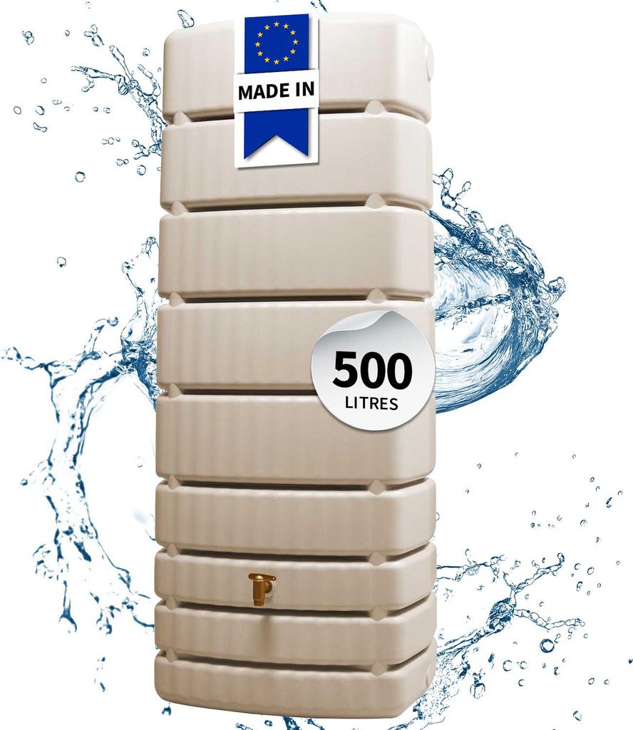 4rain Cuve Murale SLIM 500 L, sable - Réservoir robuste Image du produit 