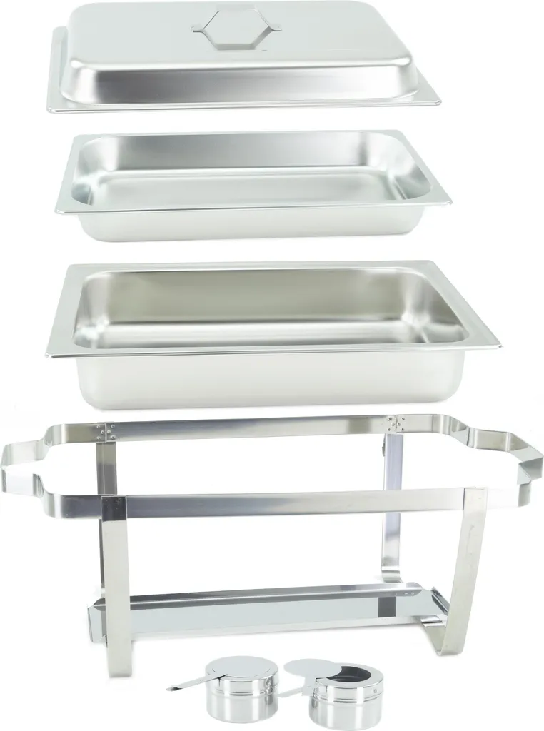 2 Chafing Dish 4331 Gourmet GN 1/1 - Set Scaldavivande di Design