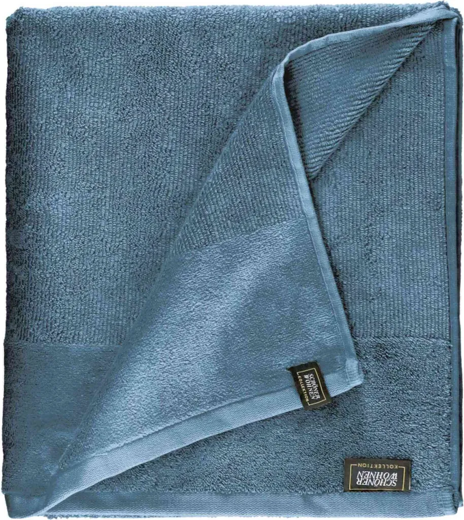 Asciugamano Schöner Wohnen Sense-2 Blu 100x150 | Cotone Bio & Estetica