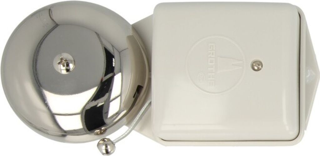 Grothe LTW 3371A 98dB Silber - Weiß Alarmläutwerk (24091) Produktbild 