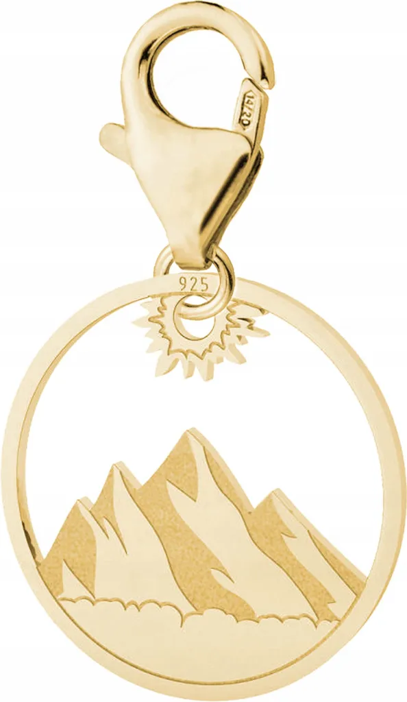 Ciondolo Monti Tatra Oro e Argento 925 - Gioielli Zakopane Artigianali