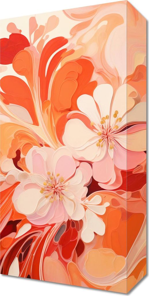 Bild 20x40cm Tanz der Blumen