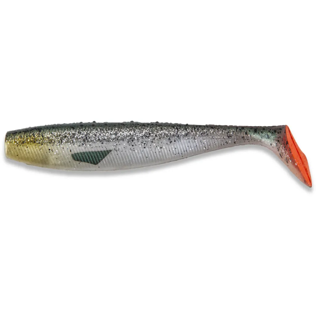 Leurre caoutchouc vibrant Iron Claw Just Shad GHS 10cm queue paddle