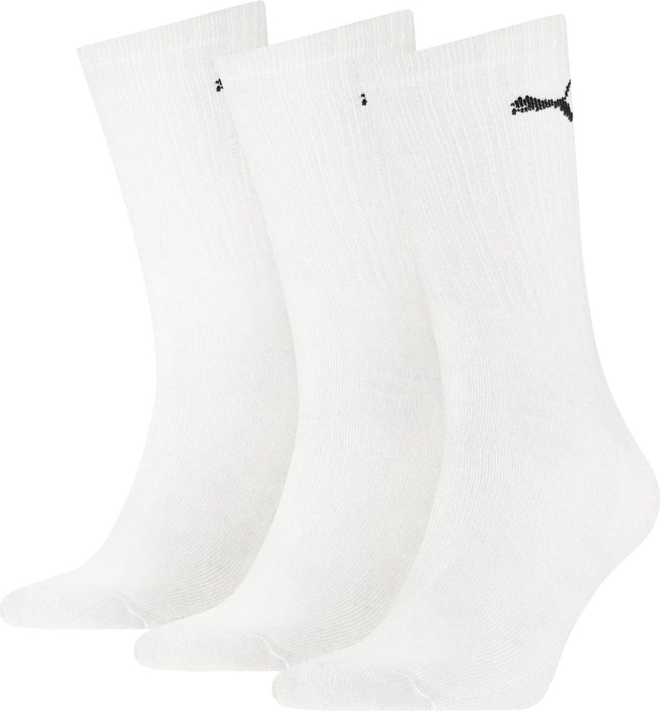 Calzini Puma Crew (3 paia) bianchi 47-49 Immagine del prodotto 