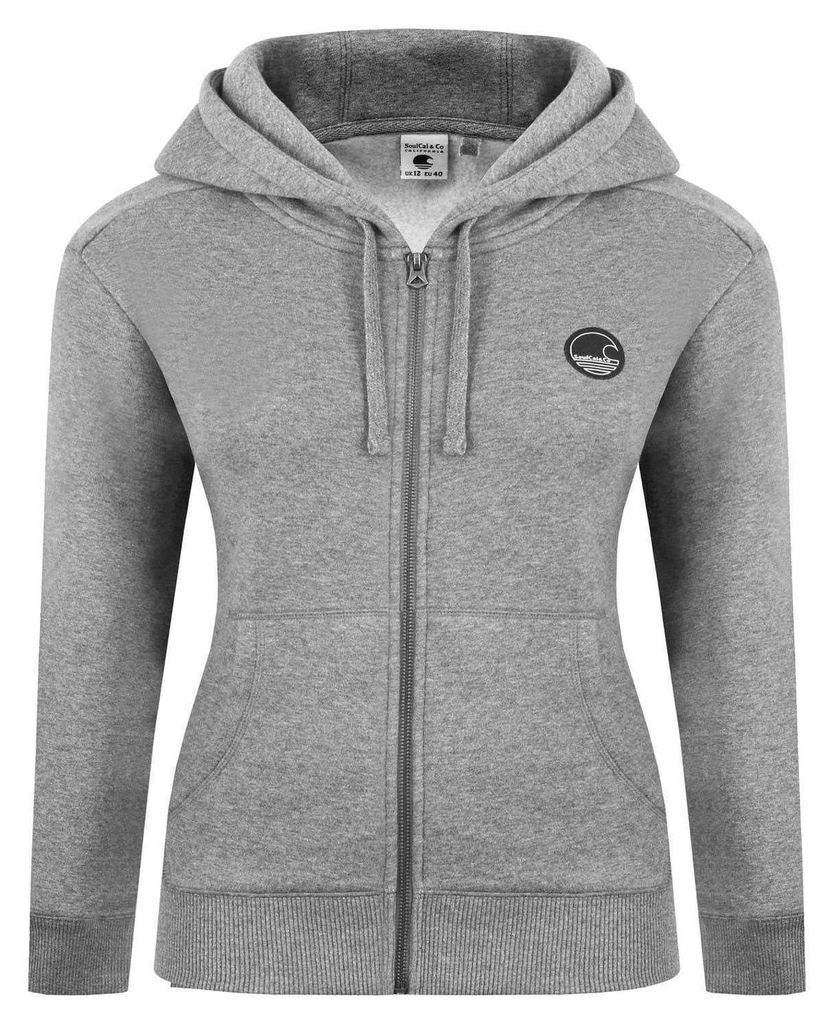 Signature - Hoodie mit durchgehendem Reißverschluss für Damen GT15059 (44 DE) (Dunkelgrau meliert)
