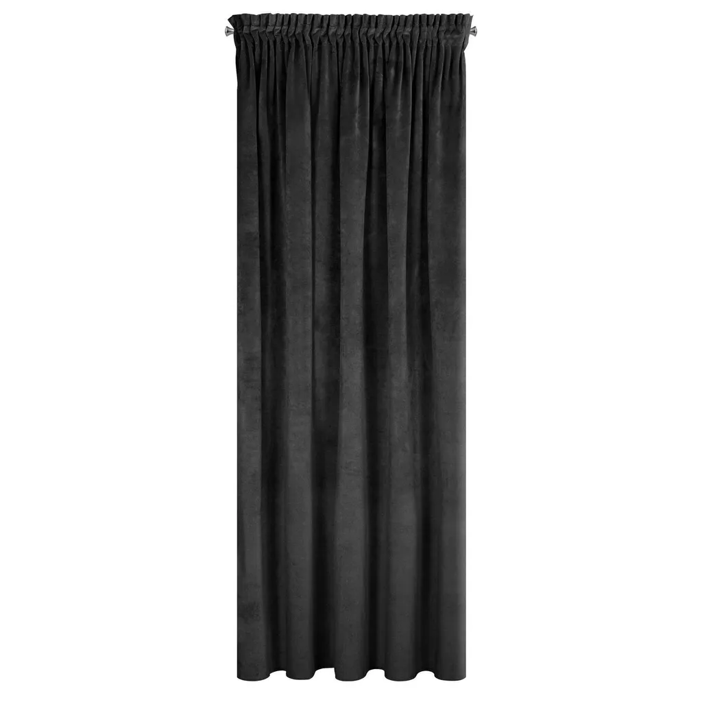 Rideau de salon noir 140x270 cm pour occulter et décorer vos fenêtres