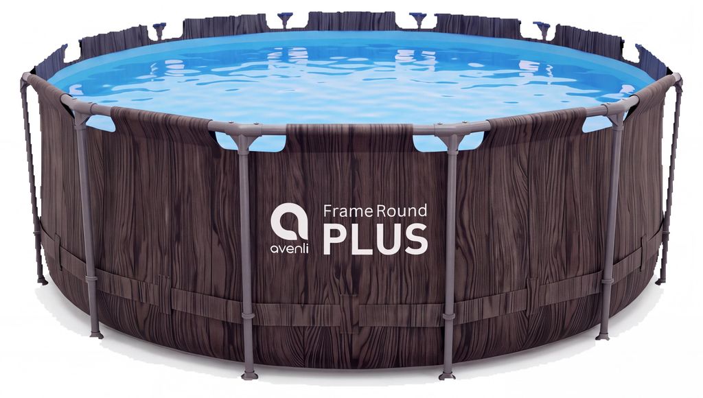 Avenli Frame Plus Pool 457 x 122 cm, Aufstellpool rund, Produktbild 