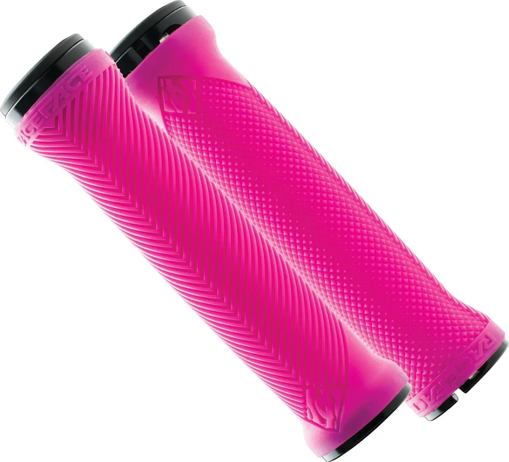 Grips VTT pour Enduro Race Face Lovehandle Rose Néon Haute Performance