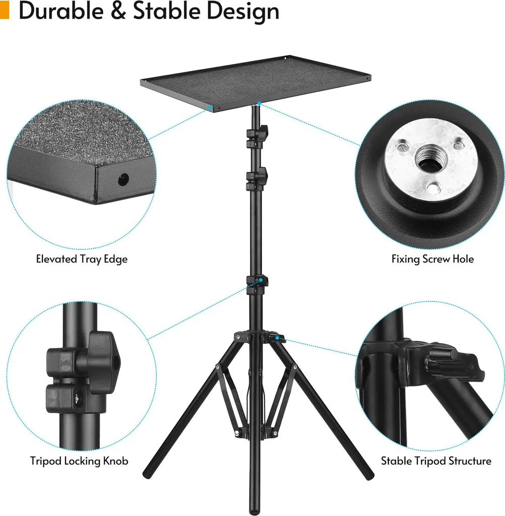 Pied de Projecteur pour Cinéma Maison et Présentations Extérieures