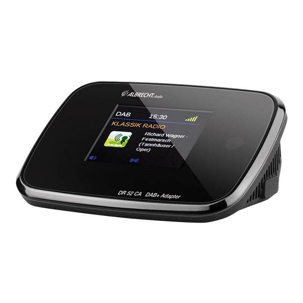 Albrecht DR 52 CA Uhr Digital Schwarz Radio (27254) Immagine del prodotto 