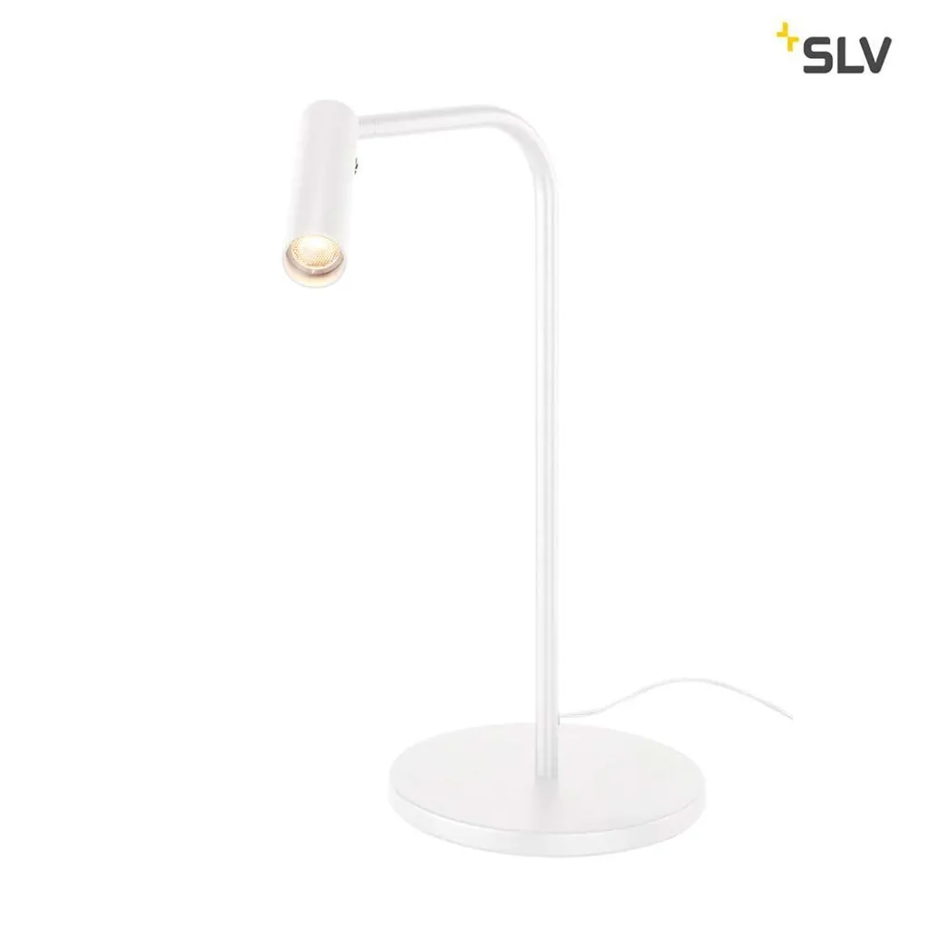 Lampe de Bureau LED SLV Karpo 3000K Blanc Articulée - Luminaire Moderne