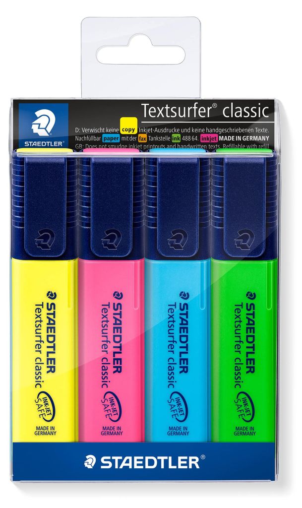 STAEDTLER Textsurfer classic 364 Textmarker Etui mit 4 Produktbild 