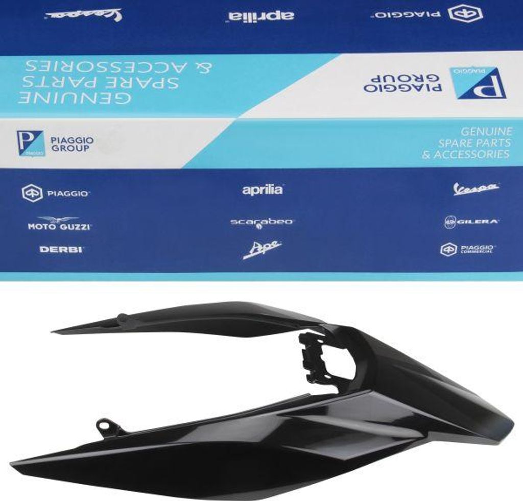 Heckverkleidung schwarz Original Piaggio für Aprilia RX SX Produktbild 