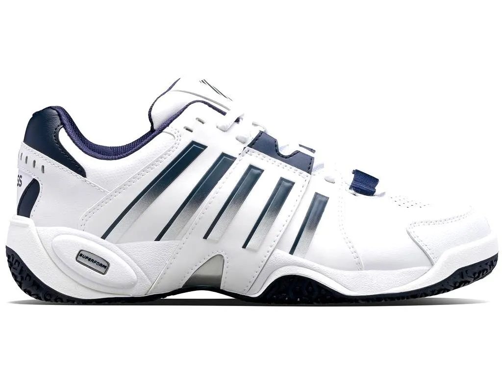 Adieu aux douleurs de pieds avec les K-Swiss Accomplish IV Omni Blanches
