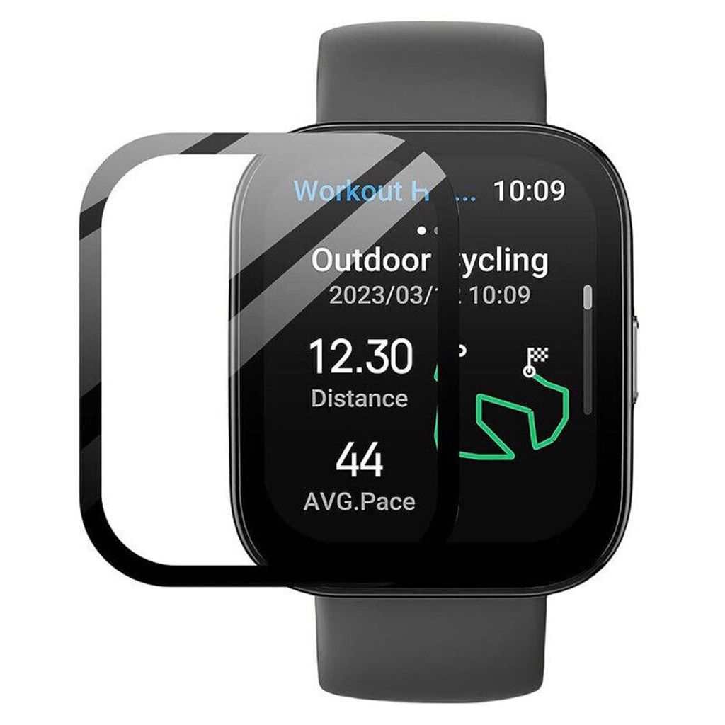 Strap-it PMMA Displayschutzfolie Full Cover – passend für Amazfit Bip 5