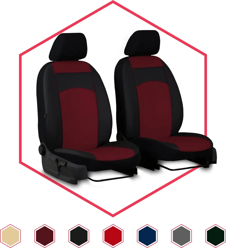 Fodere Sedili Peugeot Expert II 1+1 Rosso Scuro | Standard Industriale