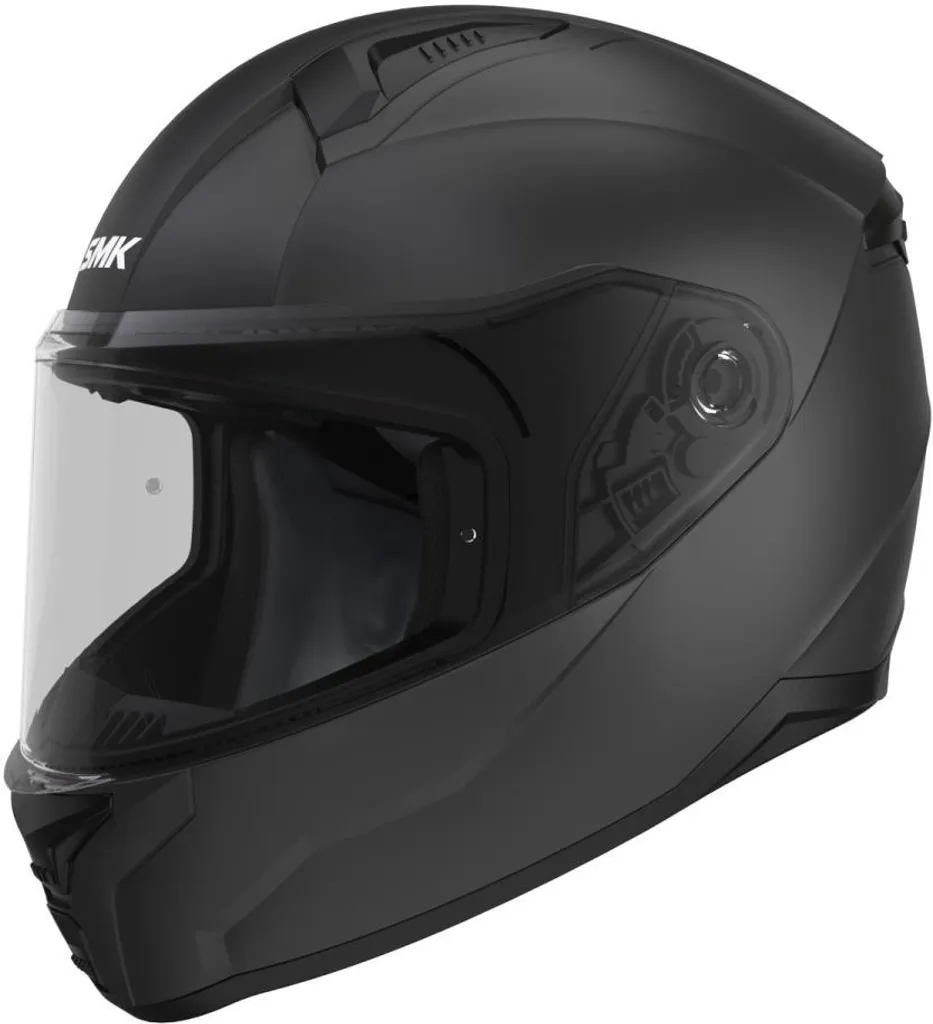 Casque SMK BIONIC KIDS UNI Noir M avec visière anti-rayures et confort