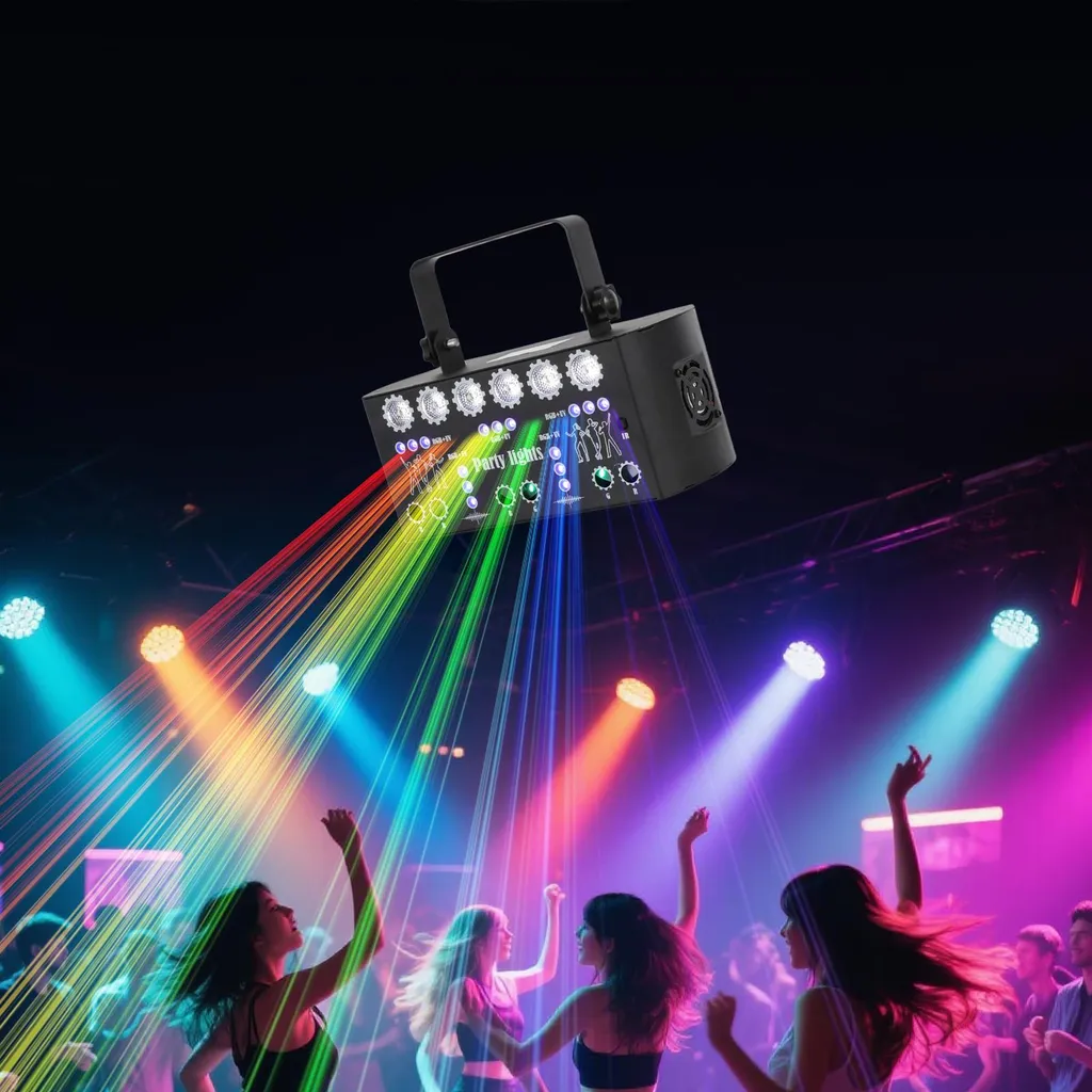 Éclairage Disco LED pour Fête à Domicile avec Prise UE et Télécommande - 3