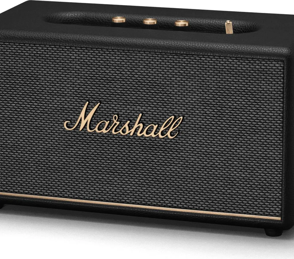 Marshall Stanmore III Noir - Enceinte Bluetooth Stable au Son Clair 80W - 32