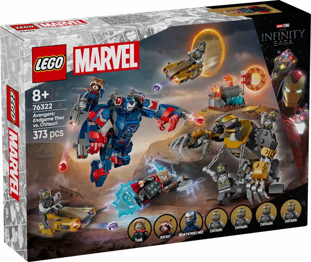 LEGO MARVEL 76322 Pomsta: Konec - Thor proti Chitauri Obrázek produktu 