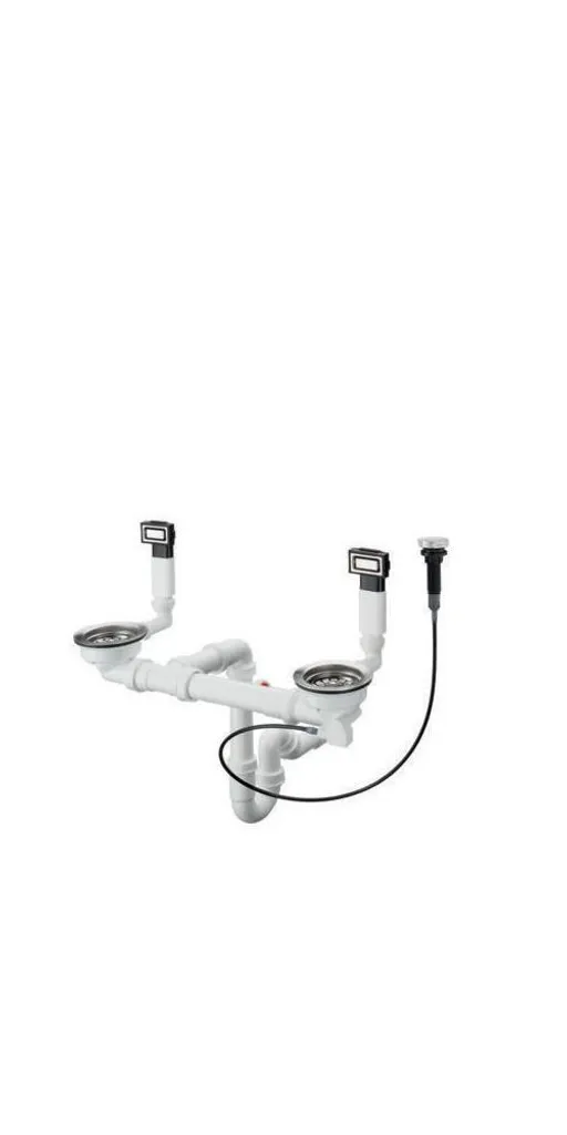 HG set di scarico e troppopieno BSO con funzionamento a eccentrico 370 x 370 D15-11