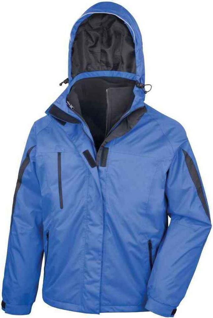 Result - "Journey" Softshelljacke 3 in 1 für Herren PC7386 (M) (Königsblau/Schwarz)
