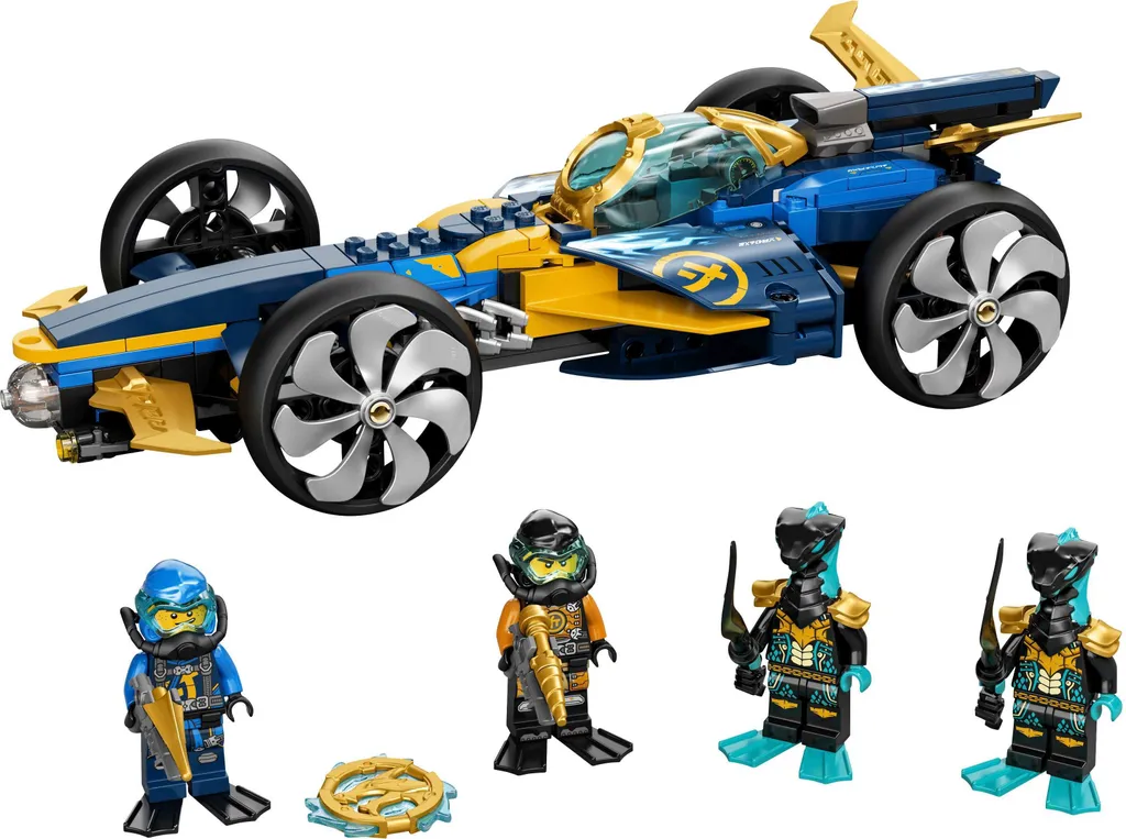 Speeder Sous-Marin Ninja 71752 LEGO avec 4 Figurines et Drone - 11