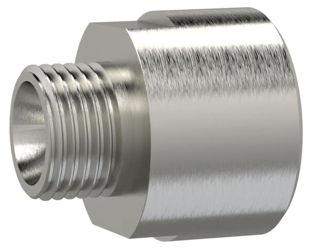 Riegler Reduziernippel, lang, G 1/2 a., G 3/4 i., SW 32, Produktbild 