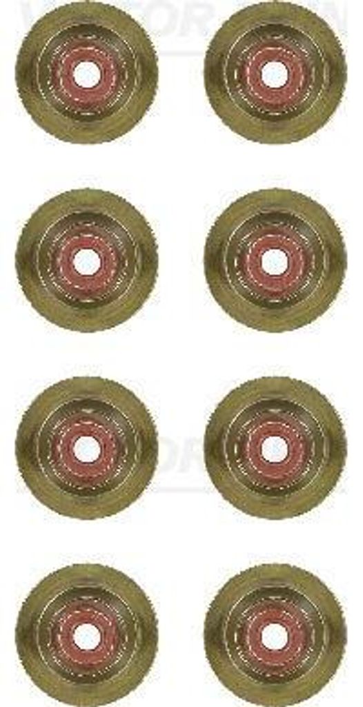 VICTOR REINZ 12-42094-01 Dichtungssatz, Ventilschaft OE 55225416(8x) kompatibel mit Mito, 500, 500C, 500L, Panda, Punto, Ypsilon, Seicento, XJ, Car...