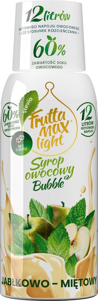 FruttaMax Apfel-Minze Light Sirup 500ml Produktbild 